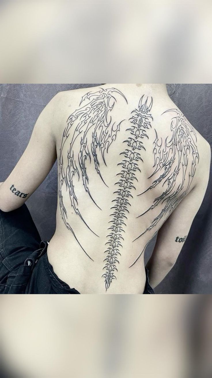 Cyber Sigilism: Transform Your Back with a Tattoo