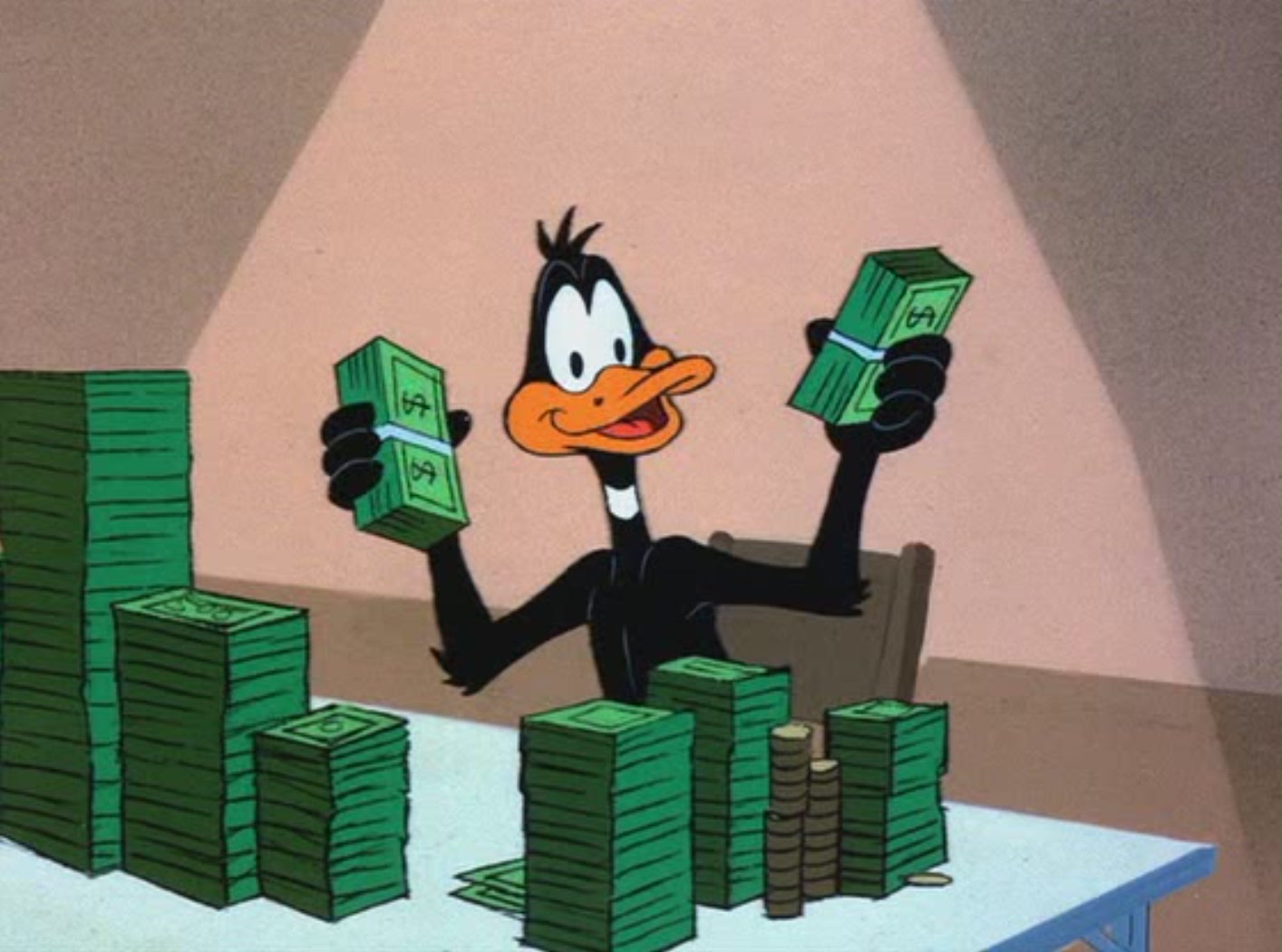 Daffy Duck Money By Thetalkingclover On Deviantart