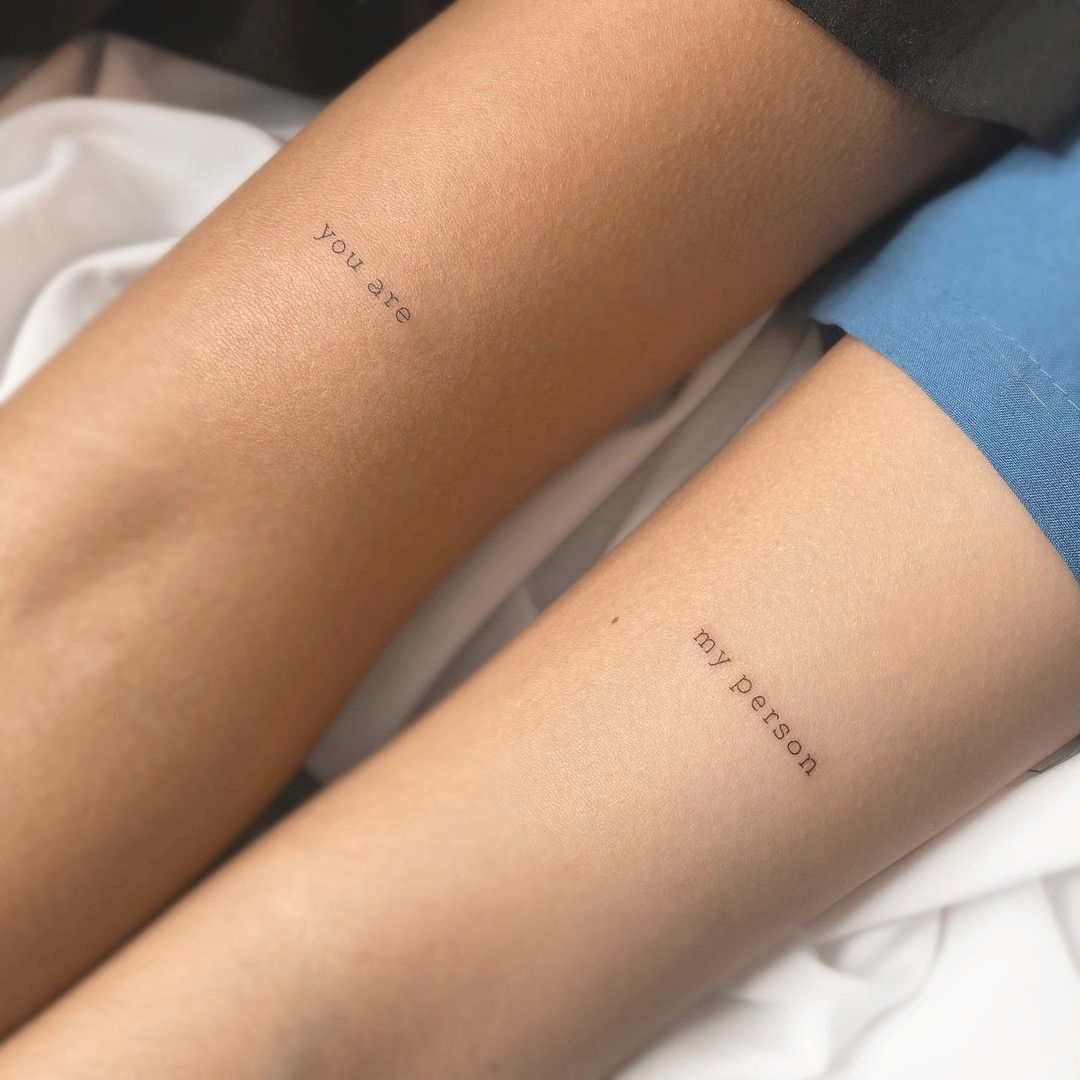 Dainty Couple Tattoos