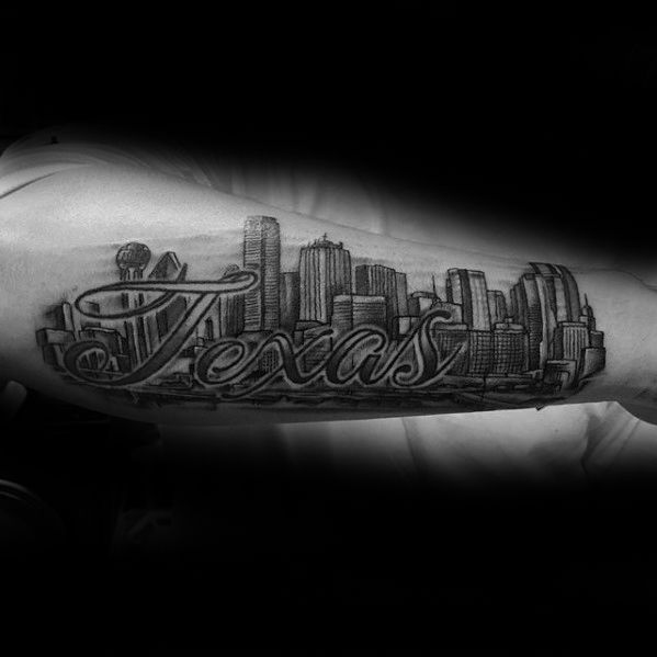 Dallas Skyline Tattoo Designs Tiktok