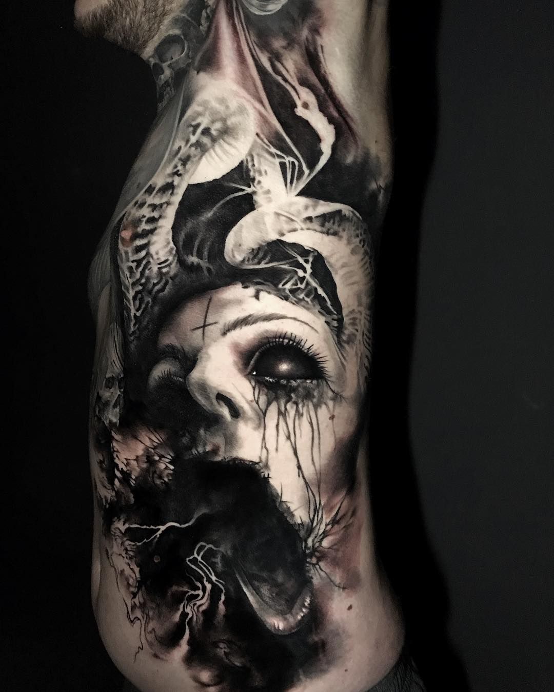 Sinister and Stylish: Dark Evil Demon Tattoo Designs