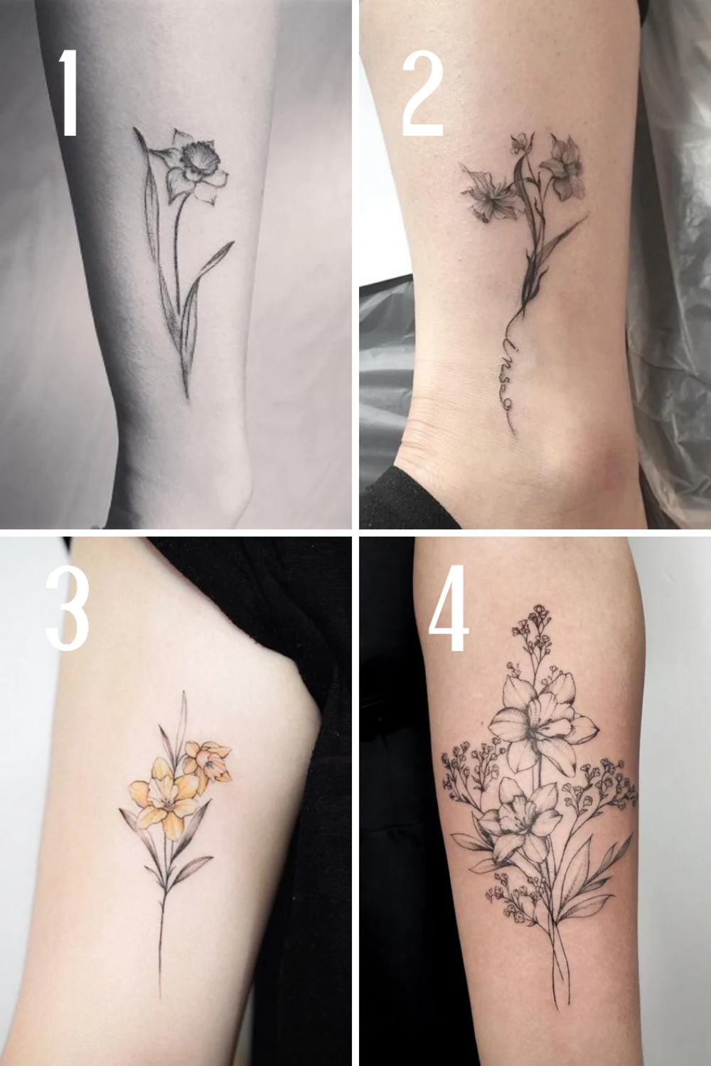 December Birth Flower Tattoo Ideas Idalias Salon