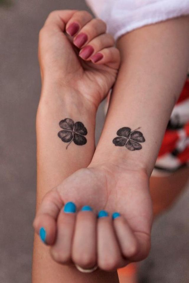 Deep Meaning Clover Tatoos Four Leaf Clover Tattoos Clover Flower