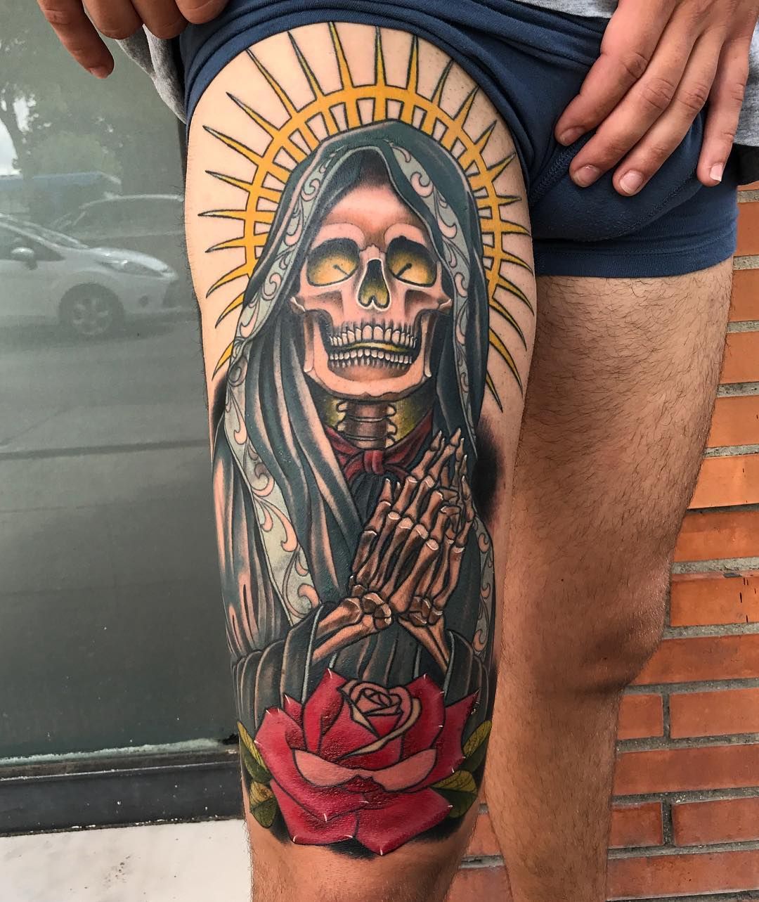 5 Divine Santa Muerte Tattoo Designs for Devotees