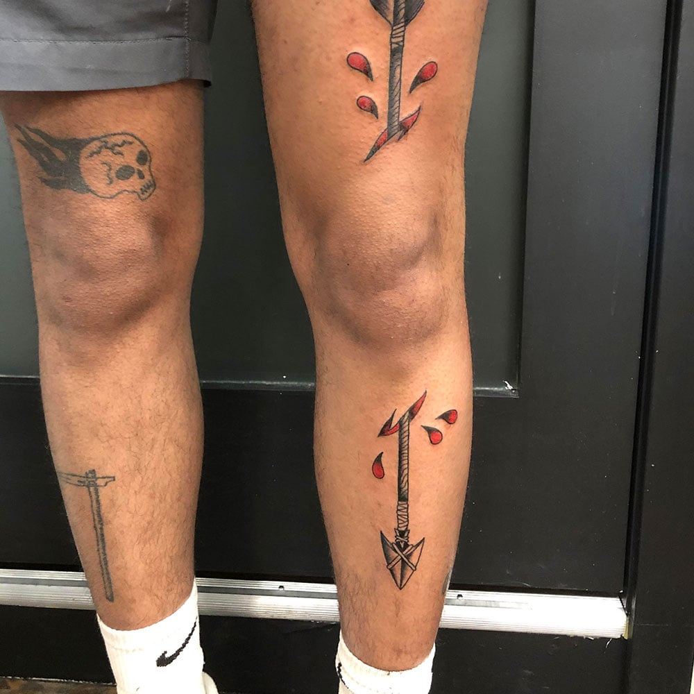 Details 155 Leg Tattoo Simple Latest Tnbvietnam Edu Vn