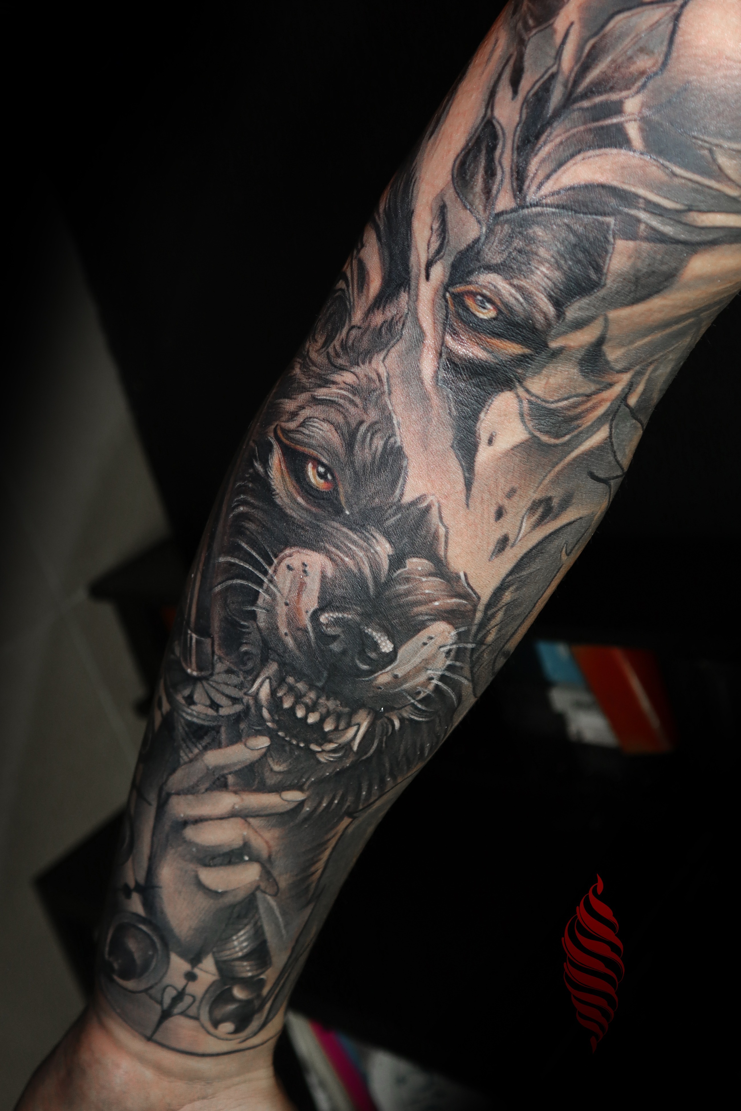 Details 72 Lion And Wolf Tattoo Super Hot In Coedo Com Vn