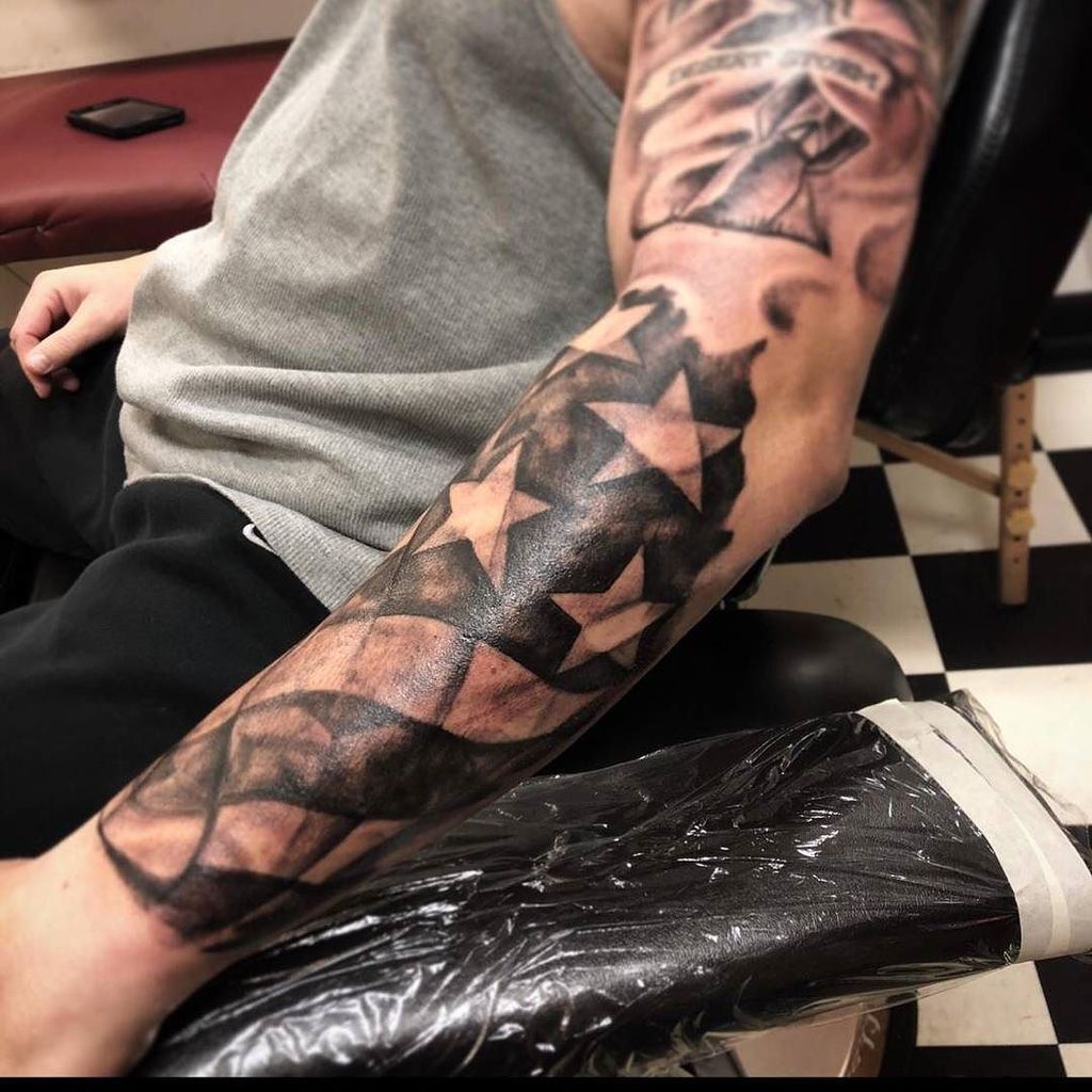 Details 78 Flag Forearm Tattoo Latest In Cdgdbentre