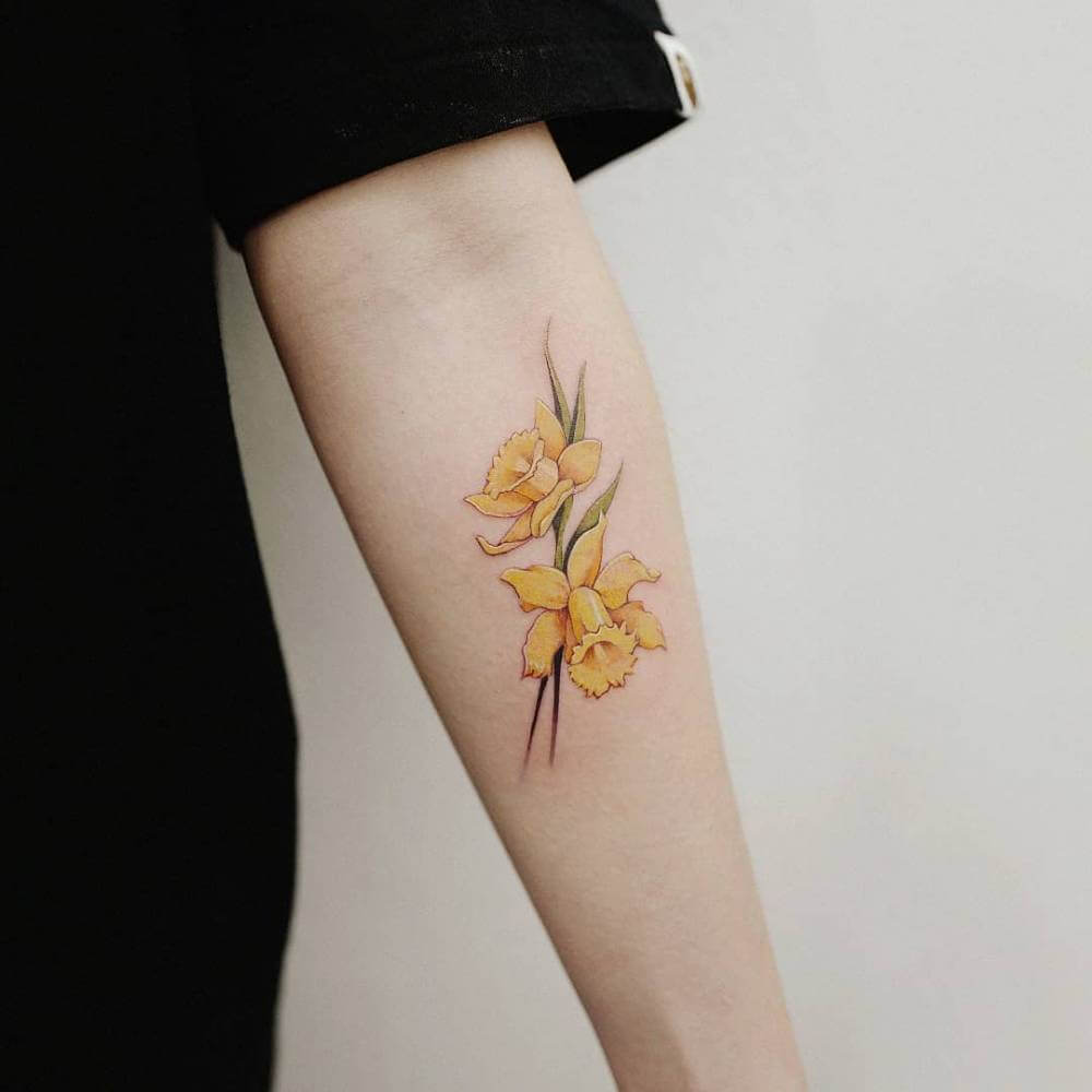 Details 82 March Birth Flower Tattoo Ideas In Cdgdbentre