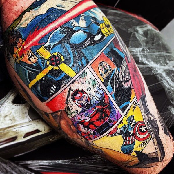 Details 86 Marvel Comics Tattoos Super Hot In Coedo Com Vn