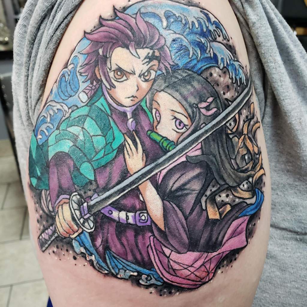 Details More Than 54 Tanjiro And Nezuko Tattoo In Cdgdbentre