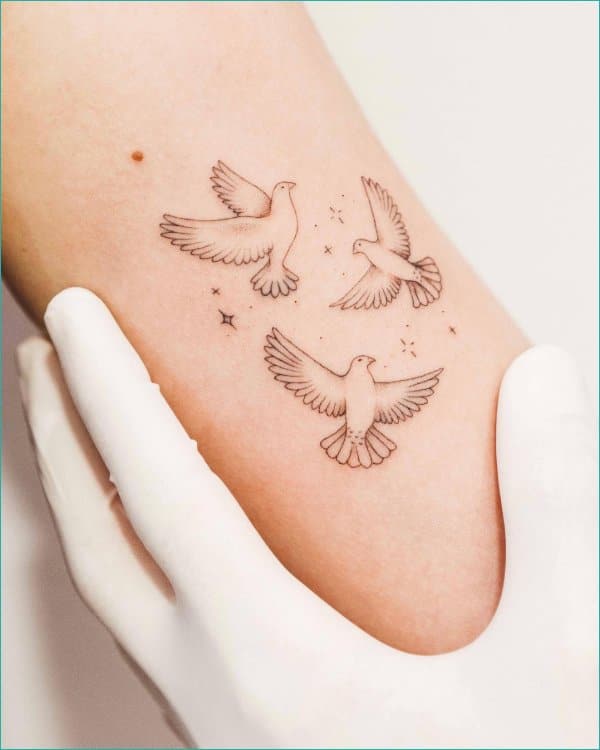 Details More Than 72 Simple Dove Tattoos Best In Coedo Com Vn