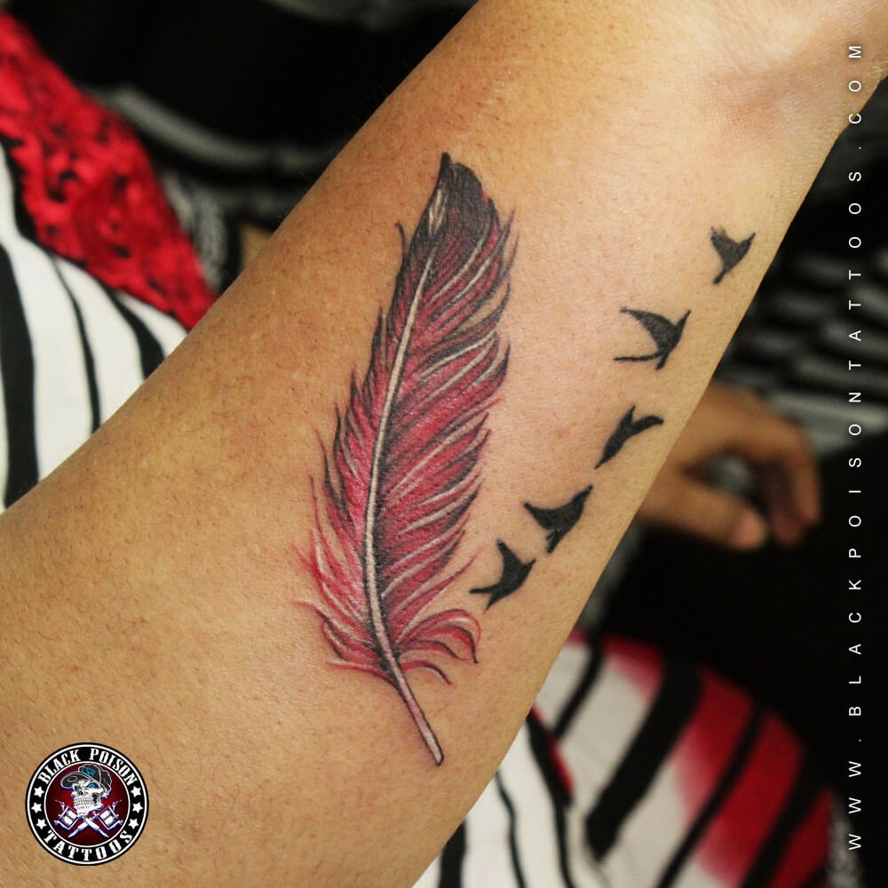 Details More Than 85 Feather And Bird Tattoo Designs Super Hot In Coedo Com Vn