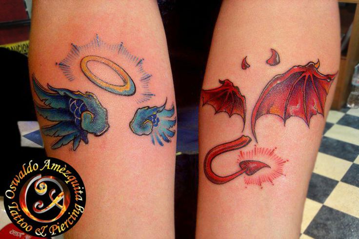 5 Devil and Angel Shoulder Tattoo Designs You'll Love