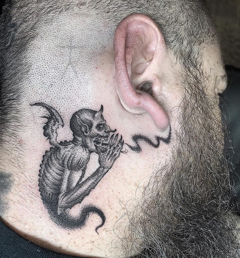 Devil Whispering In Ear Tattoo Genius Love This So