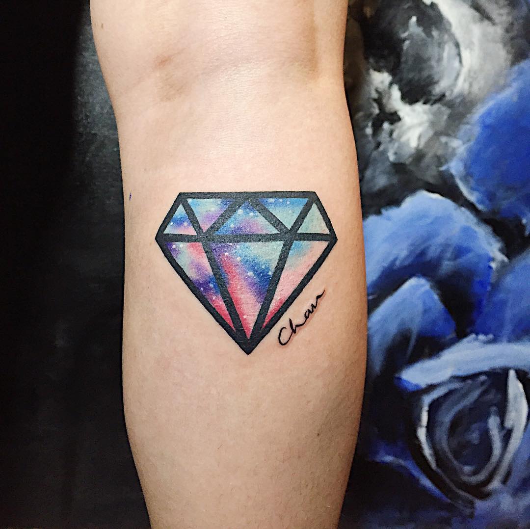 Diamond Tattoos Ideas Meanings And Designs Tatring