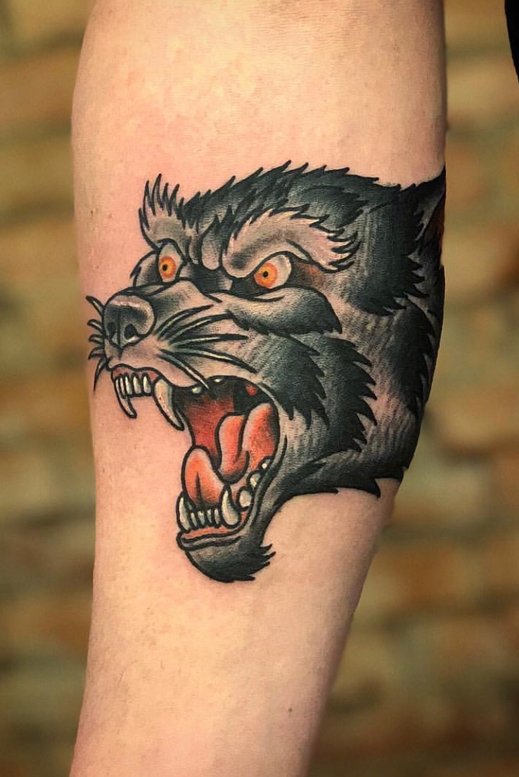 Discover 51 Wolf Head Tattoo Latest In Cdgdbentre