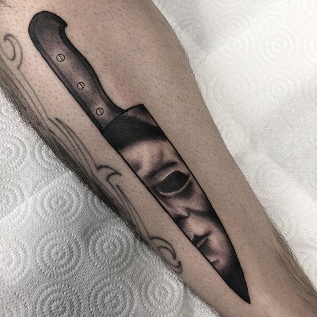 Discover 61 Michael Myers Knife Tattoo In Cdgdbentre