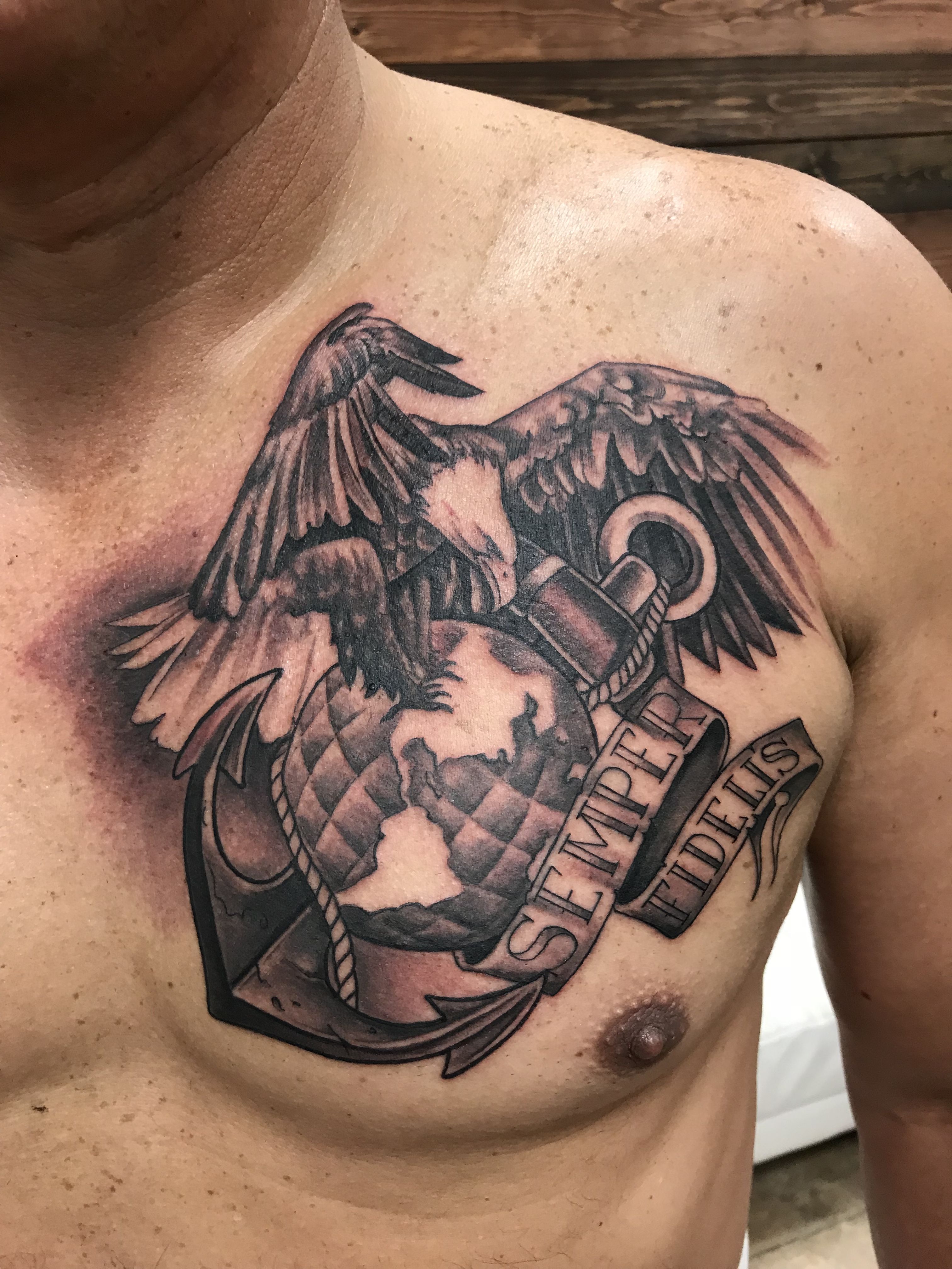 Discover 64 Realistic Eagle Globe And Anchor Tattoo In Eteachers