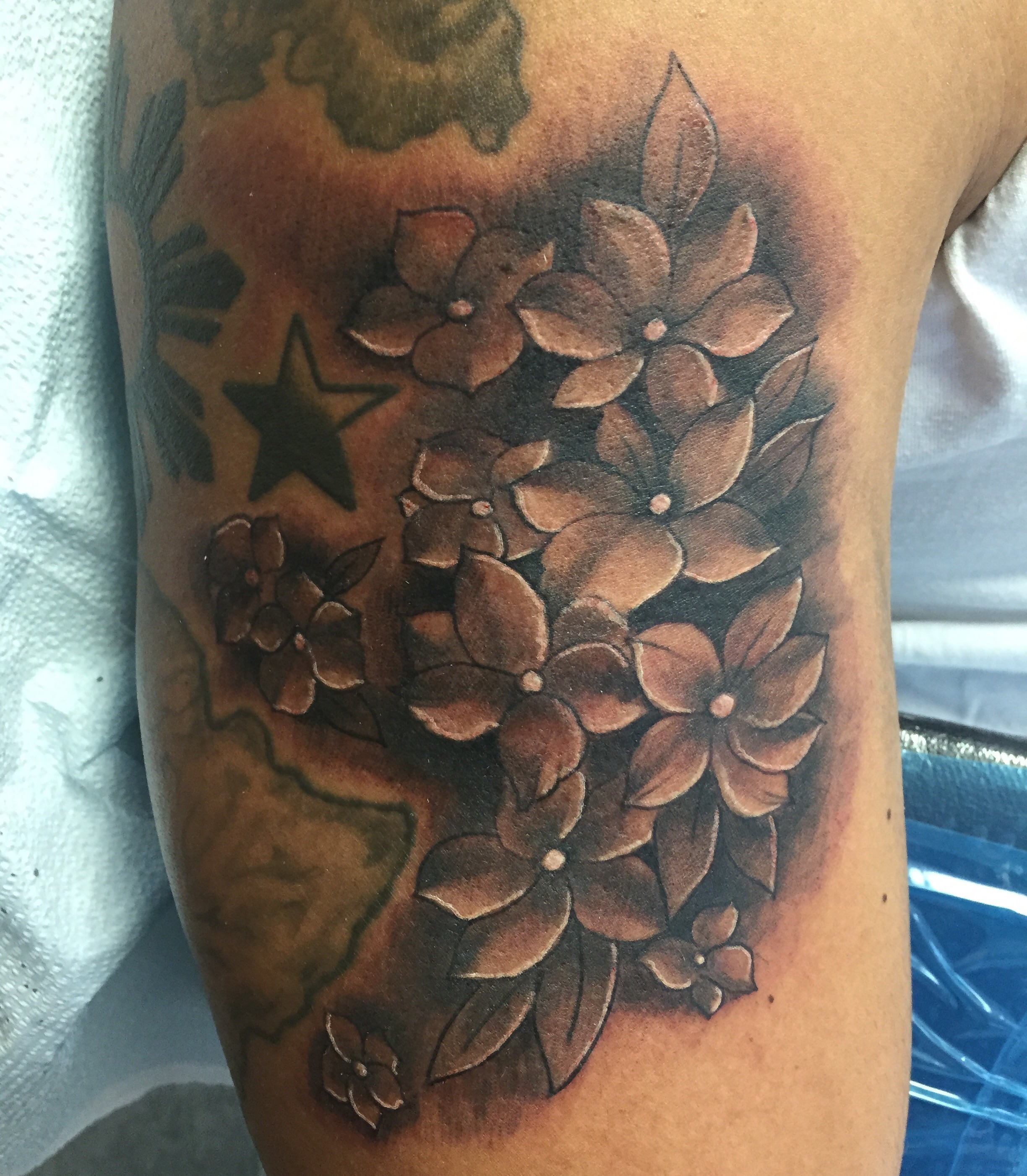 Discover 66 Flower Filler Tattoos Best In Cdgdbentre