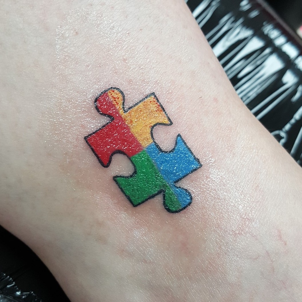 Discover 80 Autism Puzzle Piece Tattoos Best In Cdgdbentre