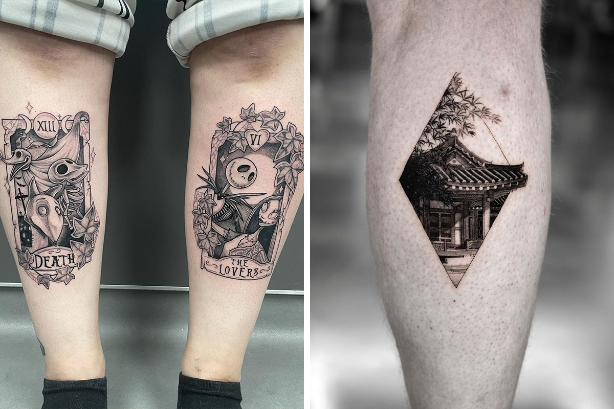 Discover 81 Calf Tattoo Ideas For Men In Eteachers