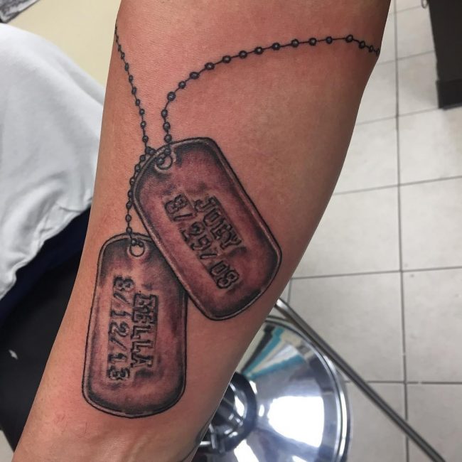 5 Stunning Dog Tag Tattoo Ideas You'll Love