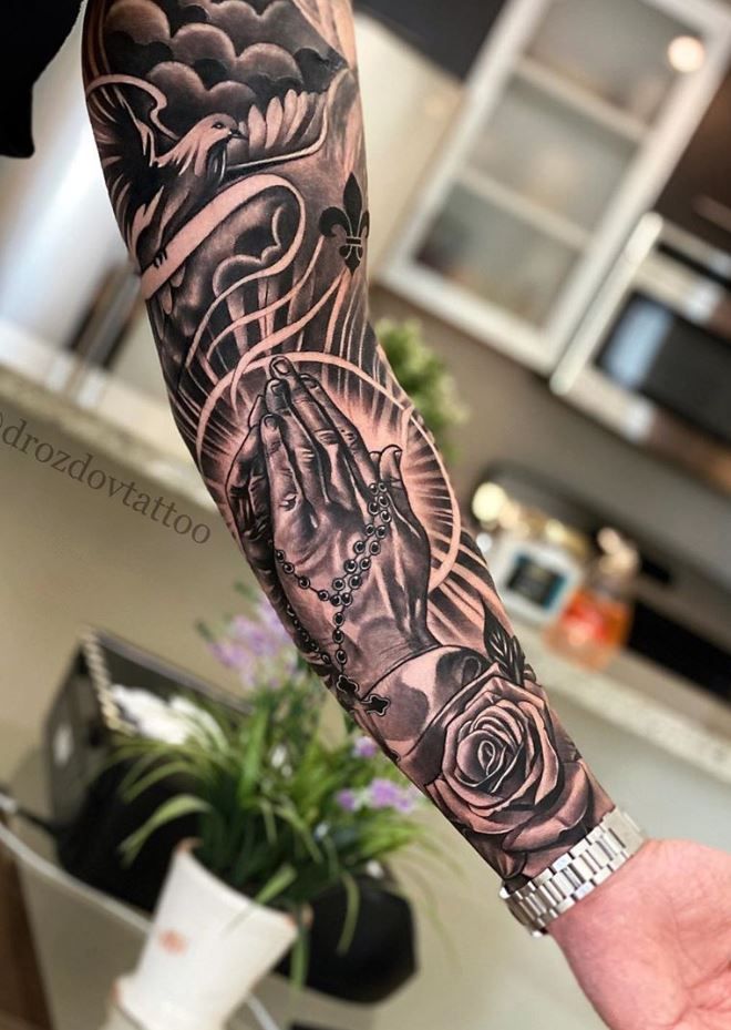 Dope Tattoo Sleeve Star Sleeve Tattoo Forearm Sleeve Tattoos Forearm