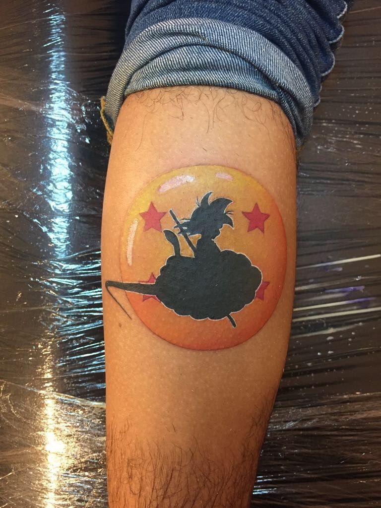 Dragon Ball Tattoo Done By Chris Veness Http Tattoos Ideas Net Dragon Ball Tattoo Done By