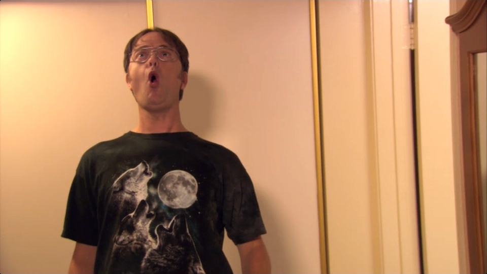 Dwight S Three Wolf Moon Shirt Filmgarb Com