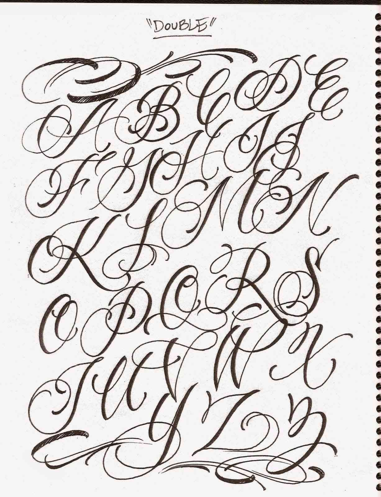 Elegant Cursive Fonts For Tattoos