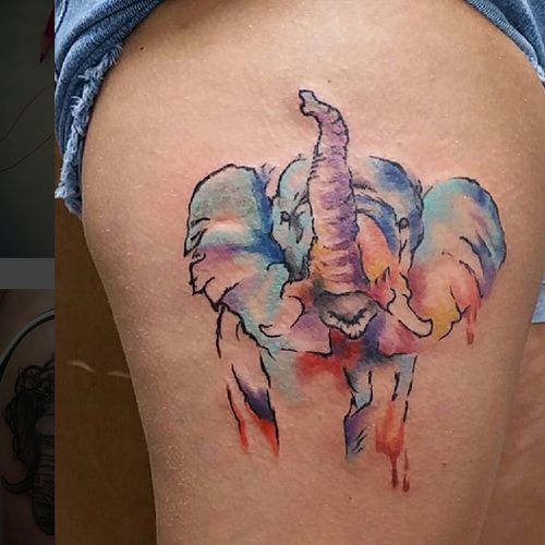 Elephant Tattoo Trunk Up: Meaning and Inspiration