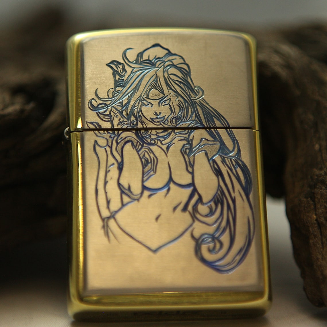 Engraved Zippo Lighter Vintage Tattoo Replica Etsy Uk