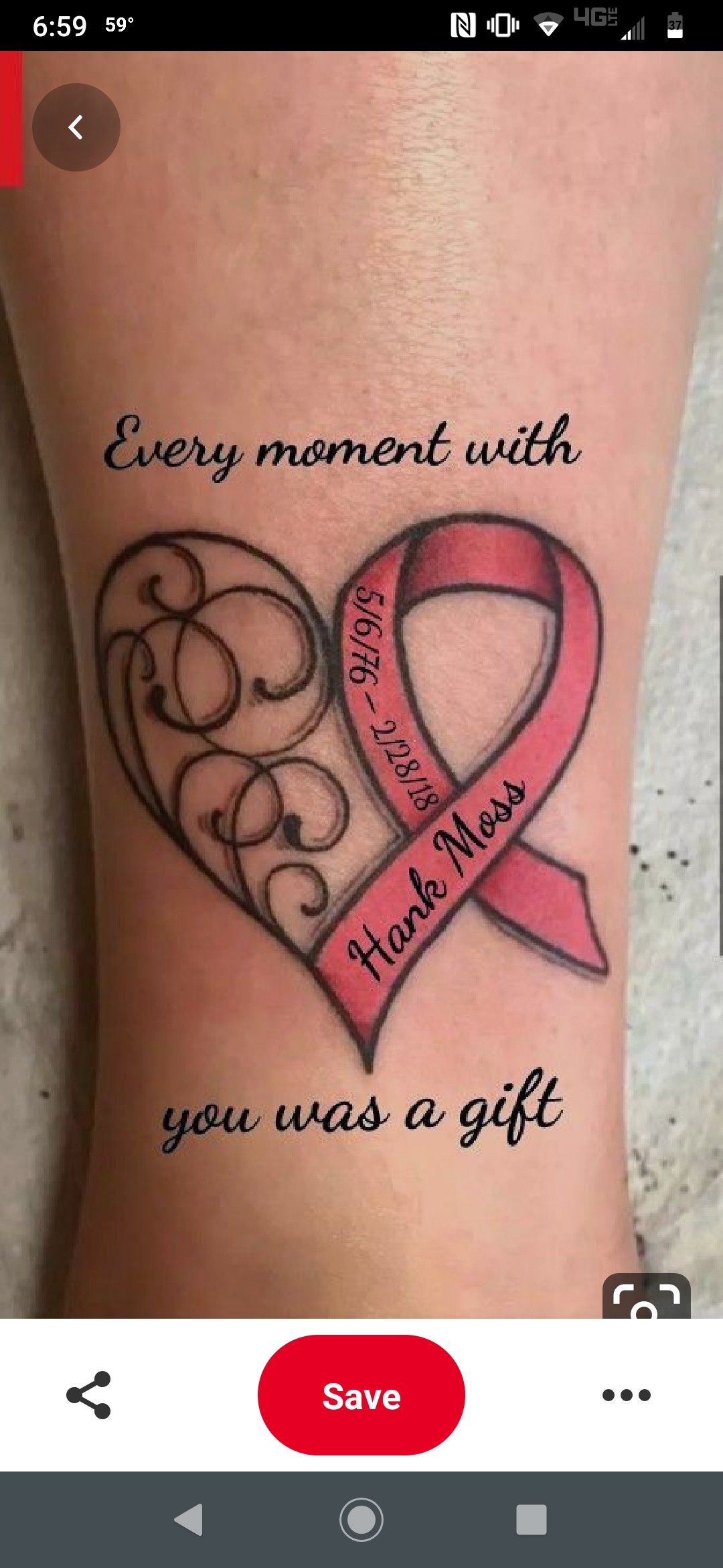 Every Moment With You Was A Gift Tattoos For Daughters Preemie