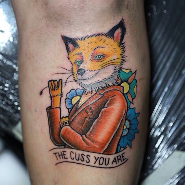 Fantastic Mr Fox Tattoo By Julio Ferrer At Sacramento Tattoo In Sac