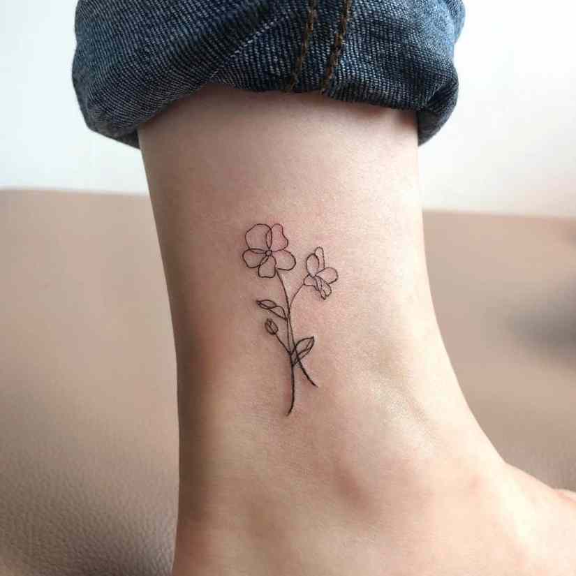 February Birth Flower Tattoo Ideas You'll Love