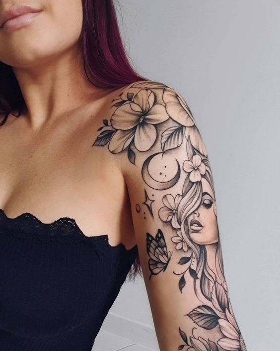 Elegant Half Sleeve Tattoo Ideas for Women