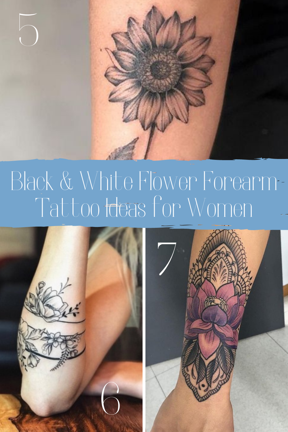 Elegant Feminine Outer Forearm Tattoo Designs for Women