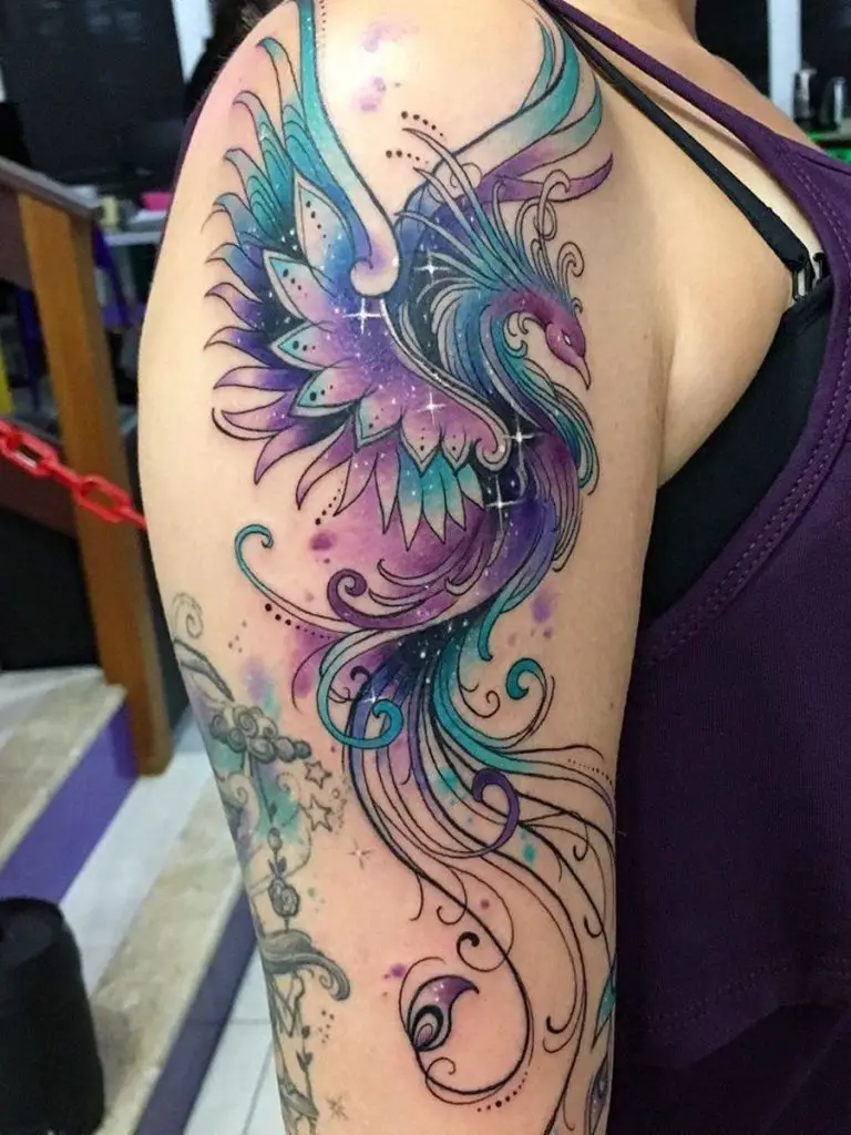 Stunning Feminine Phoenix Tattoo Designs You'll Love