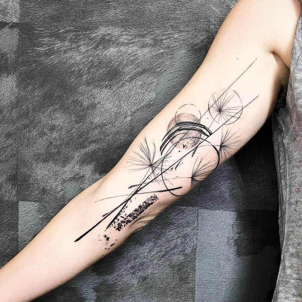 Fine Line Flower Tattoo On Craiyon