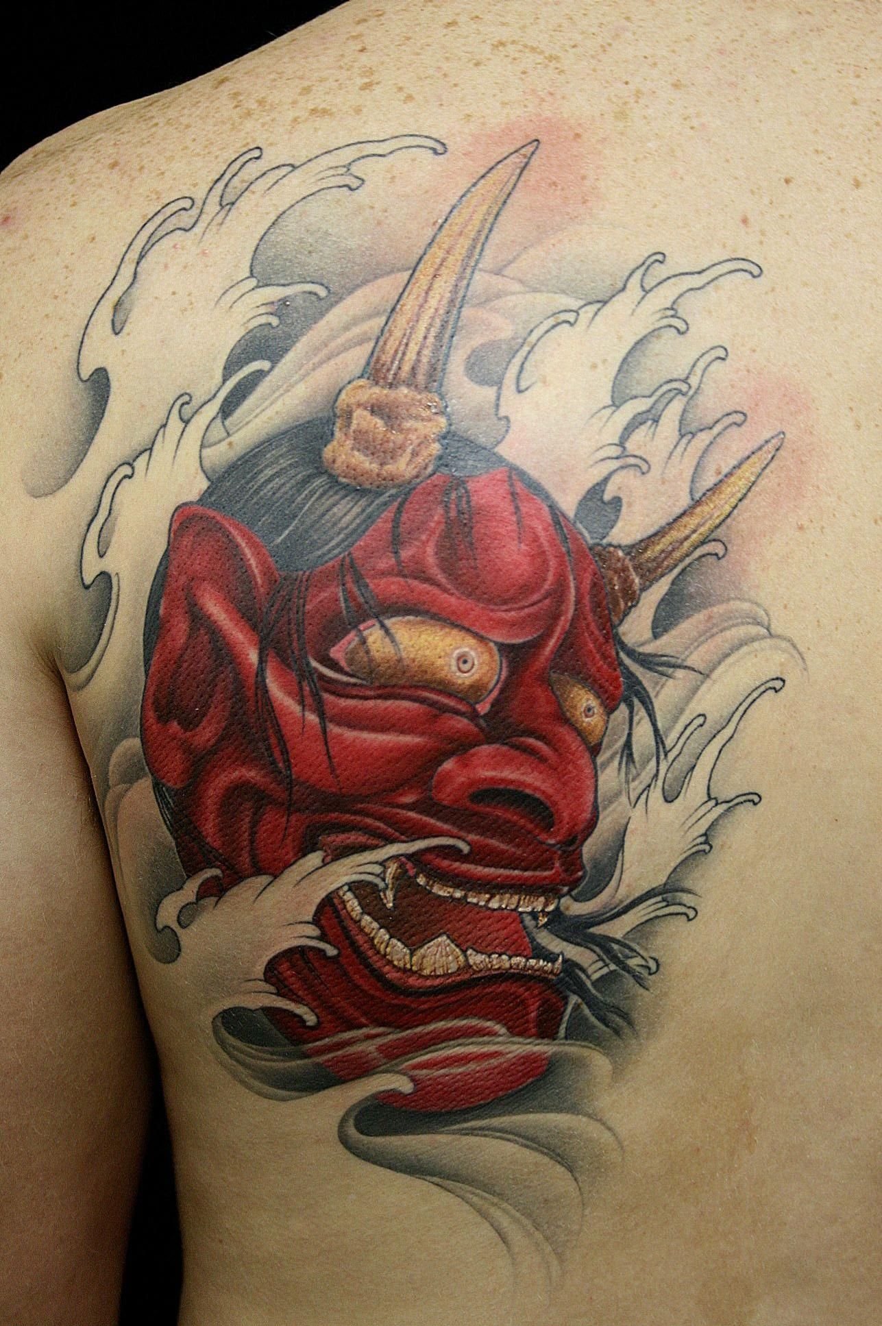 Finished Oni By Horikatsu Of Wild Monkey Tattoo Hiroshima Japanese