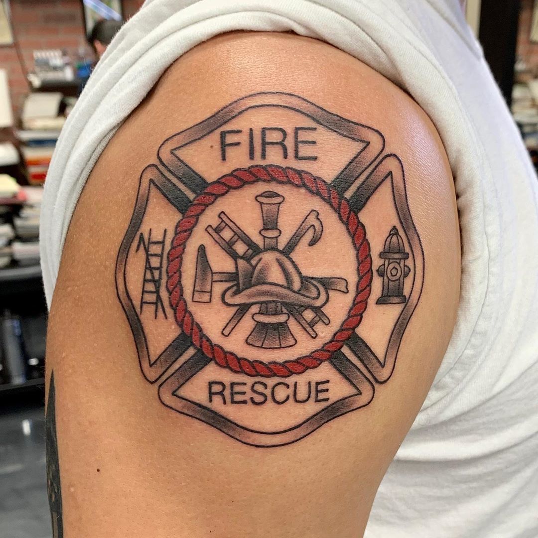 Fire Dept Tattoo Ideas: Symbolizing Courage and Duty