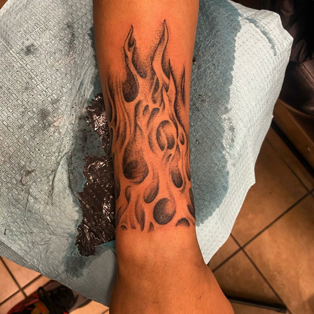 Flame Tattoos And Fire Tattoos Flame And Fire Tattoo Meanings And Ideas