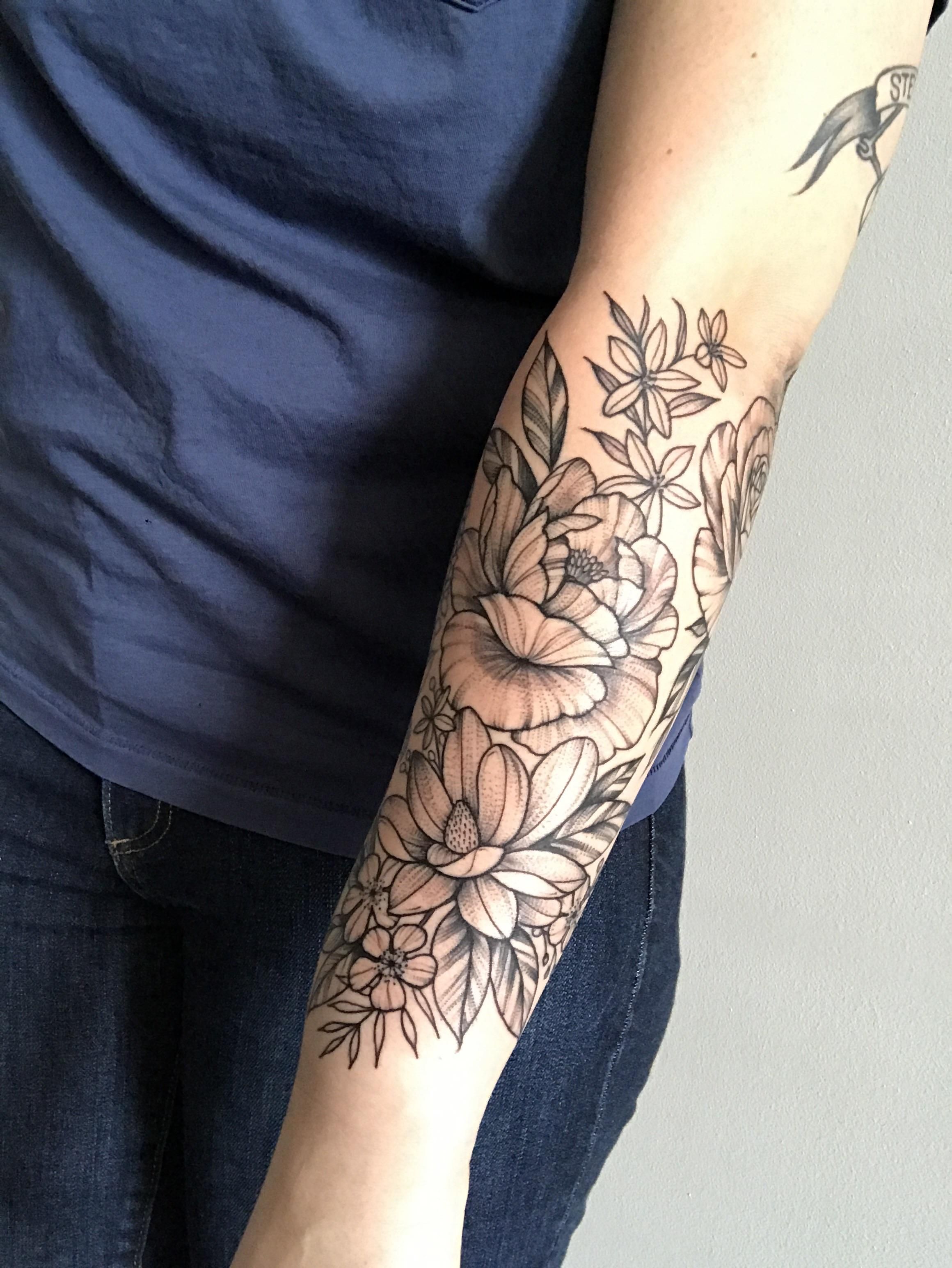 Floral Half Sleeve Best Tattoo Ideas For Men Amp Women