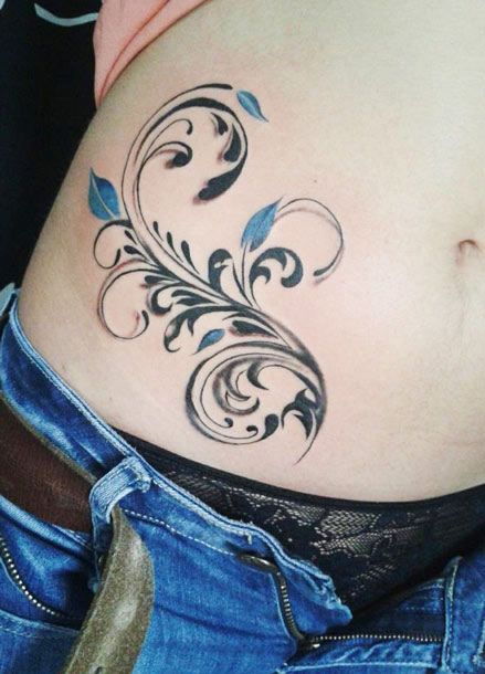 Floral Ornament Tattoo By Kafka Tattoo Post 7830 Tribal Tattoos