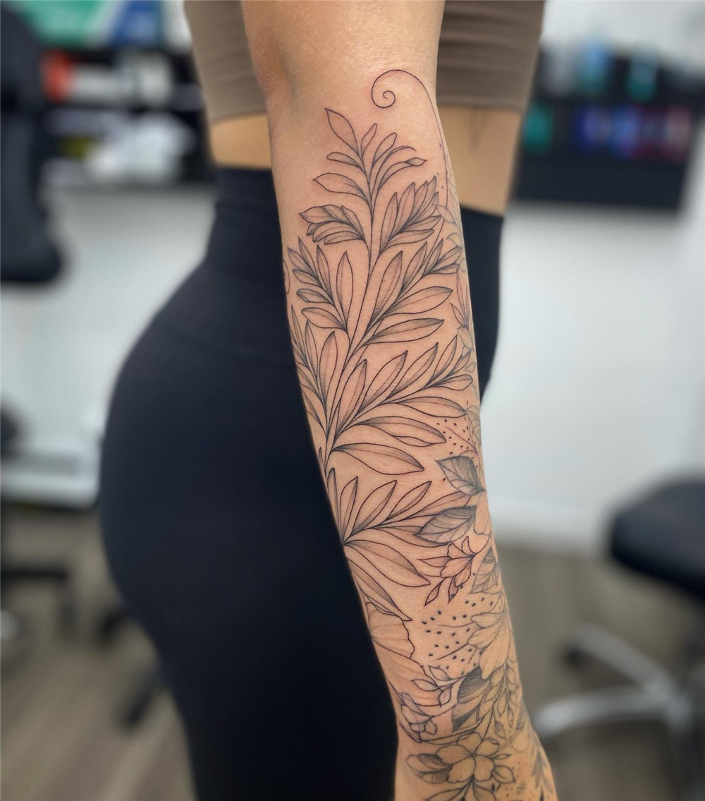 Floral Sleeve Tattoogrid Net