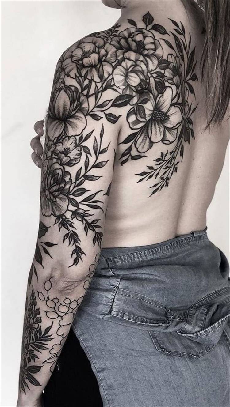 Stunning Flower Sleeve Tattoos for Women: Inspiring Designs