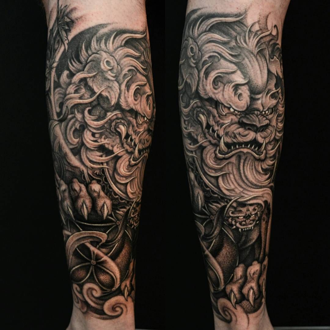 Foo Dog Tattoo 62 Foo Dog Tattoo Tattoos Foo Dog