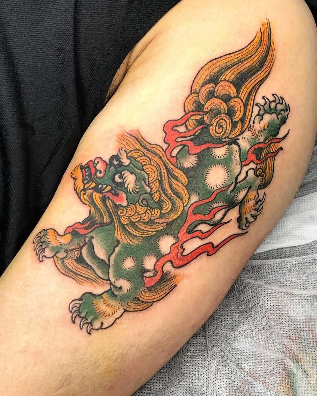 Foo Dog Tattoo Foo Dog Tattoo Design Japanese Foo Dog