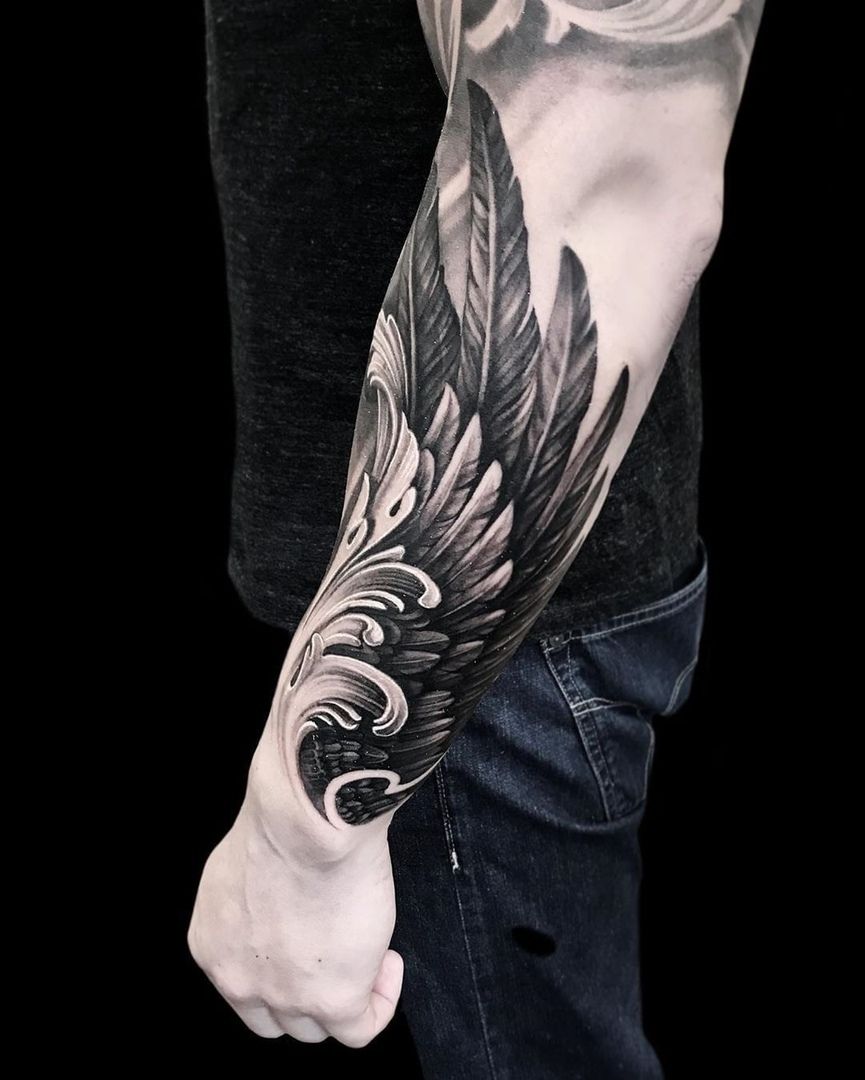 Forearm Cover Up Tattoo Ideas For Men Photos