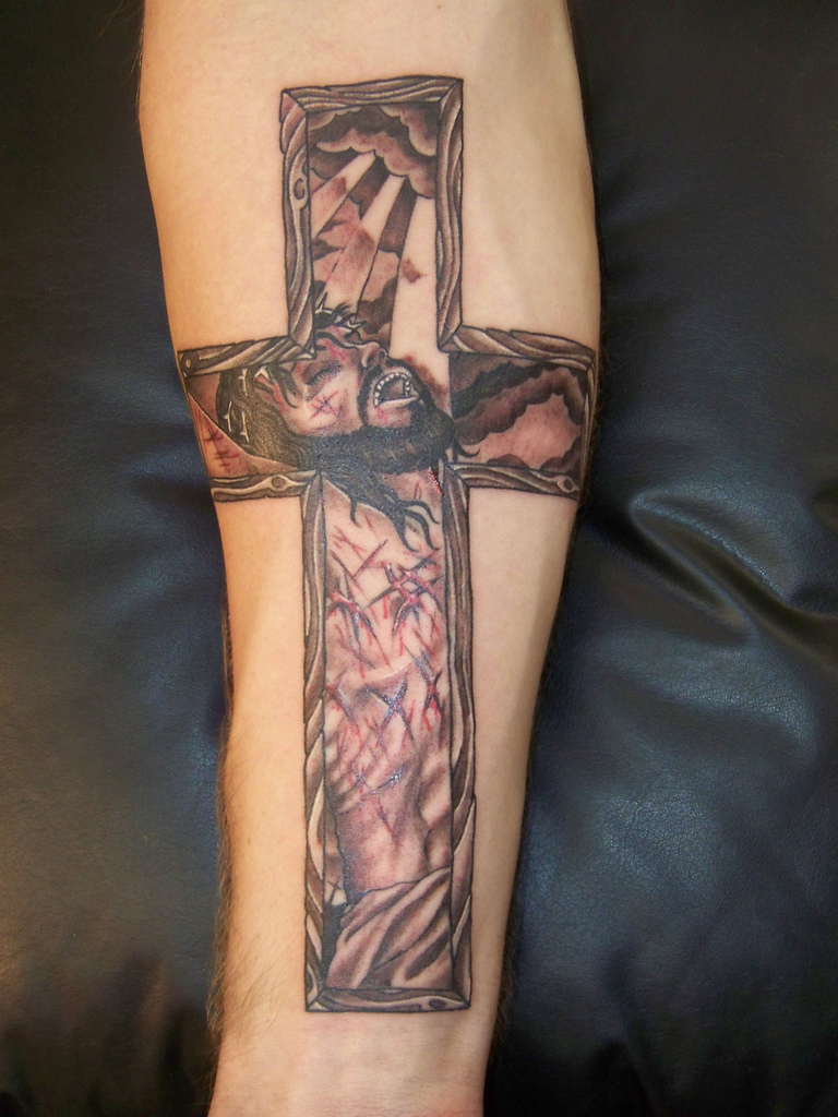 5 Stylish Cross Forearm Tattoo Ideas for Men